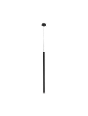 B-Ware Nova Luce Pendelleuchte Hängeleuchte LED DANDIA Schwarz Warmweiß 150x8 cm 6 W