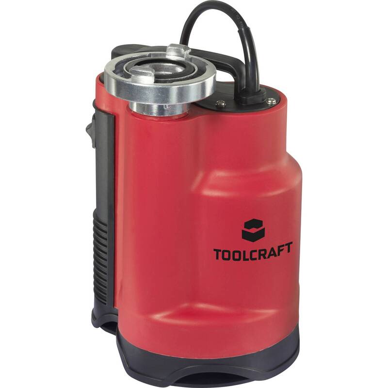 TOOLCRAFT TO-9920238 Schmutzwasser-Tauchpumpe 13000 l/h 9 m Pumpe 5.35kg - 4064161341590