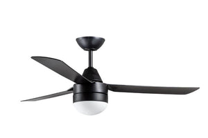 B-Ware Beacon Deckenventilator Megara schwarz 122cm leise Ventilator mit Licht 78W