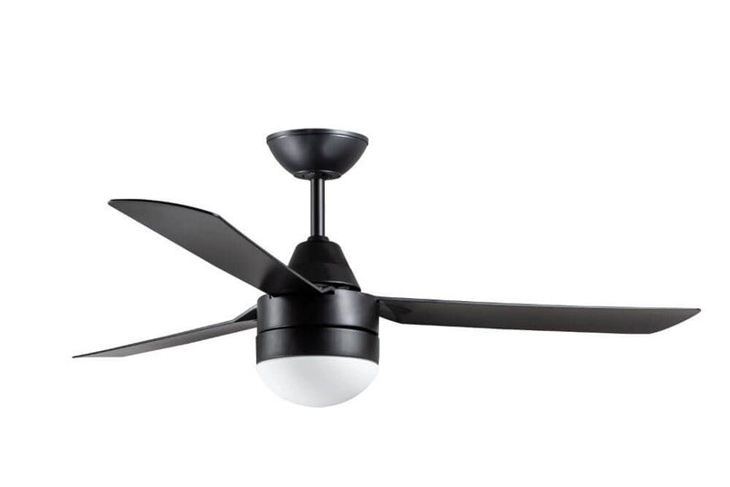 Beacon Deckenventilator Megara schwarz 122cm leise Ventilator mit Licht 78W - 9333509171171