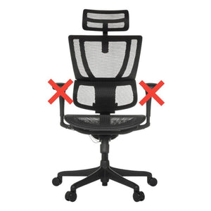 B-Ware hjh OFFICE Bürostuhl Chefsessel Drehstuhl ERGOHUMAN SLIM ECO M GEN2 schwarz