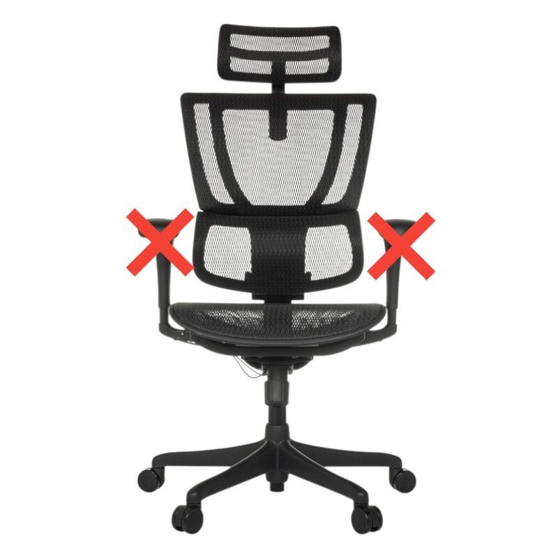 hjh OFFICE Bürostuhl Chefsessel Drehstuhl ERGOHUMAN SLIM ECO M GEN2 schwarz - 4064323045687