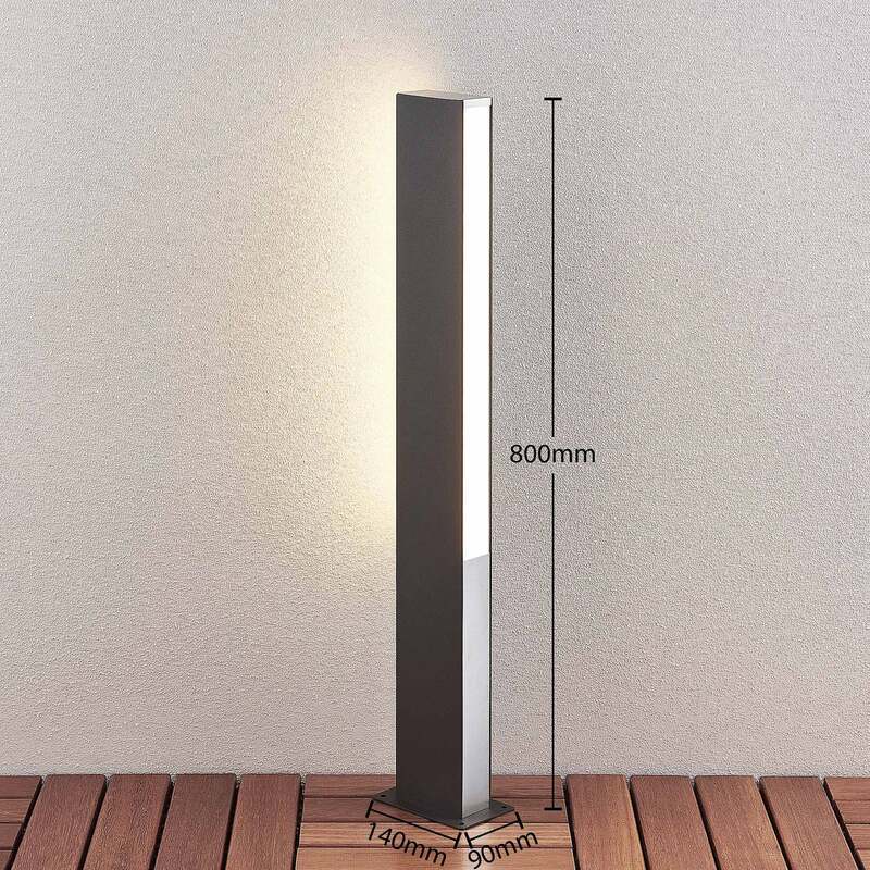 Lucande Aegisa LED-Wegeleuchte Gartenleuchte Sockelleuchte Deko-Wegelicht 80 cm - 4251096573480