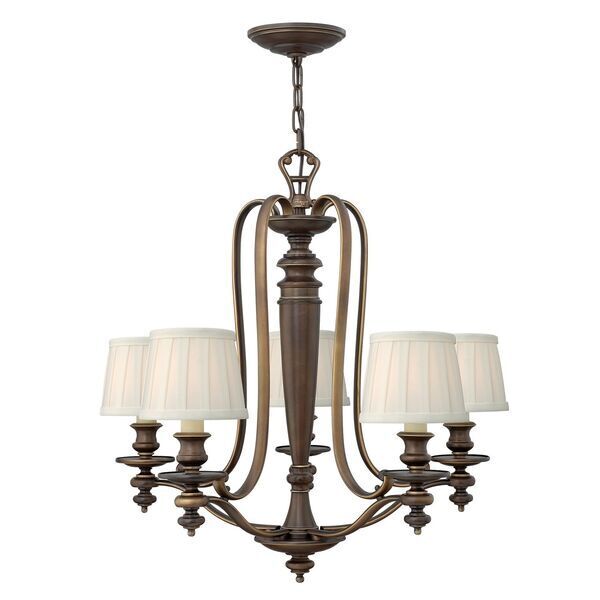 Hinkley Lighting Dunhill 5-flammiger Kronleuchter Bronze Hängelampe Hängeleuchte - 0640665459500