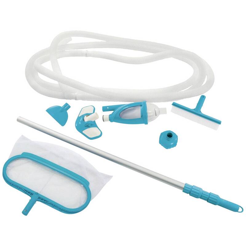 Intex Pool-Reinigungsset 28003 Schwimmbadreinigung Teleskopstange 279cm 1 Stück - 6941057403915