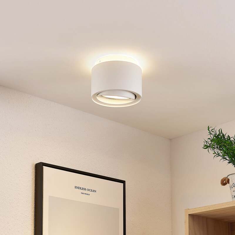 Arcchio Deckenlampe Walisa LED dimmbar Lampe Leuchte weiß Ø 15 cm Aluminium - 4251096588521