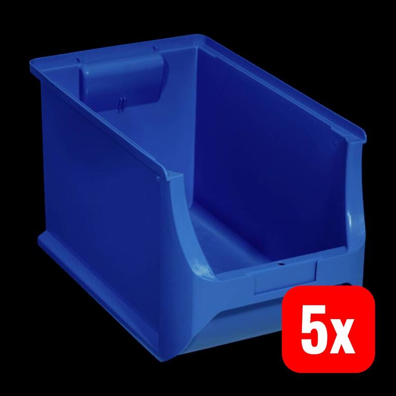Allit 456274 ProfiPlus Storage Bin 355x205x200mm Stackable Blue - 4005187562743