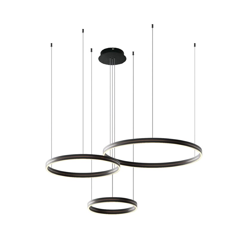 Milagro Lighting Hängeleuchte Pendelleuchte Gravity Metall schwarz Lampe - 5902693711858