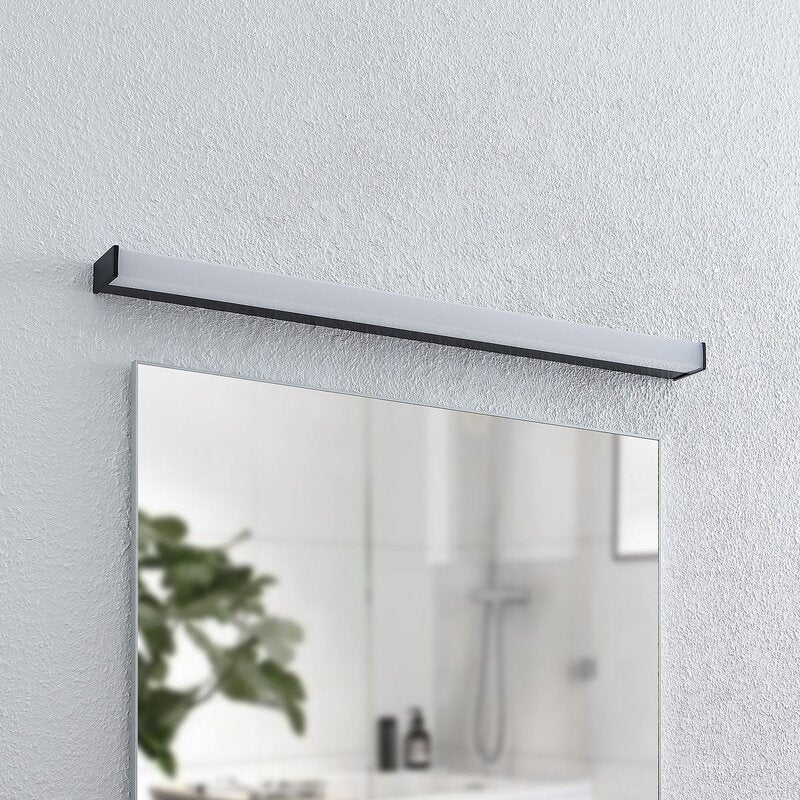 Lindby Ulisan LED-Badwandleuchte Wandlampe Badleuchte Lampe eckig 9W schwarz - 4251911718706