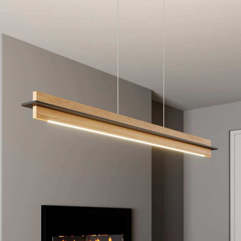Rothfels LED Pendelleuchte Hängeleuchte Deckenleuchte Lampe 34W 118cm dimmbar - 4251096570458