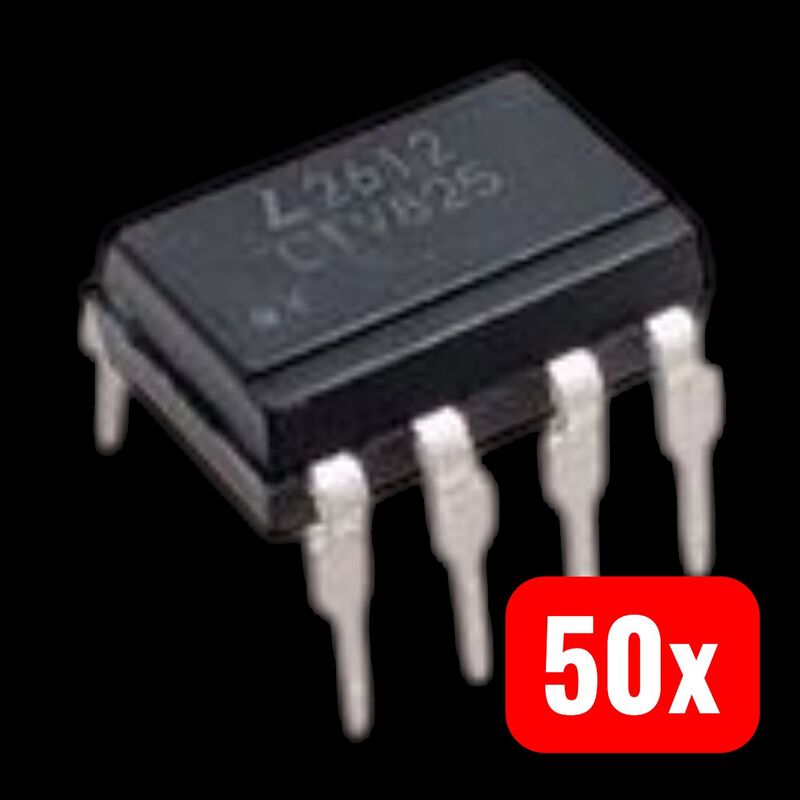 Lite-On Transistorausgangs-Optokoppler LTV825 DIP-8 2-Kanal Transistor Tube 80 - 2050011791495