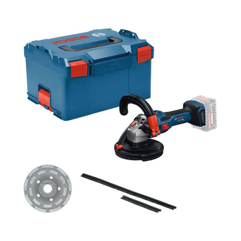 Bosch Betonschleifer GBR 18V-15 S Schleifmaschine Akku bürstenlos blau L-BOXX - 4053423300598