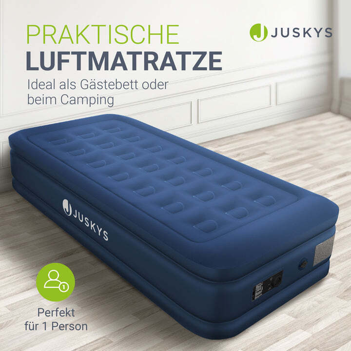 Selbstaufblasende Luftmatratze Sapri M Camping Luftbett 191x91x44cm Blau - 4262437182124