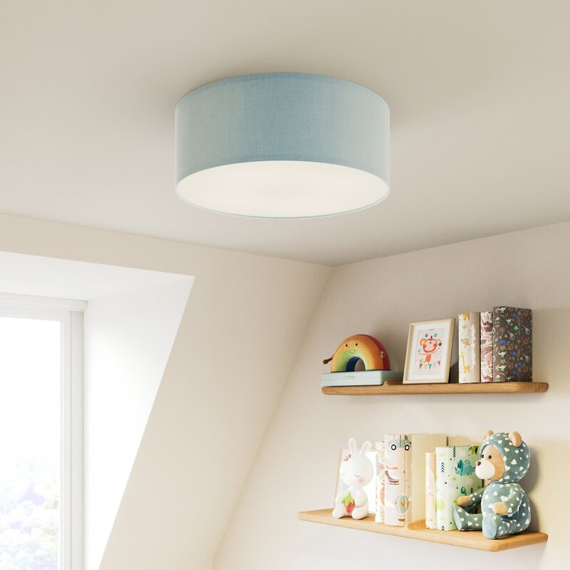Euluna Deckenlampe Rondo Kids Hängelampe Deckenlicht Lampe Ø 38 cm E27 blau17 - 5901780532291