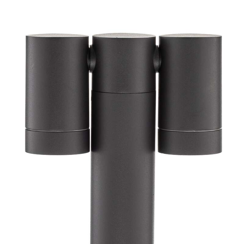 Prios Erdspießstrahler Tulimar LED Außenleuchte anthrazit dimmbar IP65 2-flg. - 4251911747621