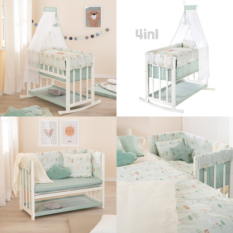 Roba Baby Liegefläche MDF 100% Baumwolle für Kinder ab 0 Monaten 76x95cm - 4005317344713