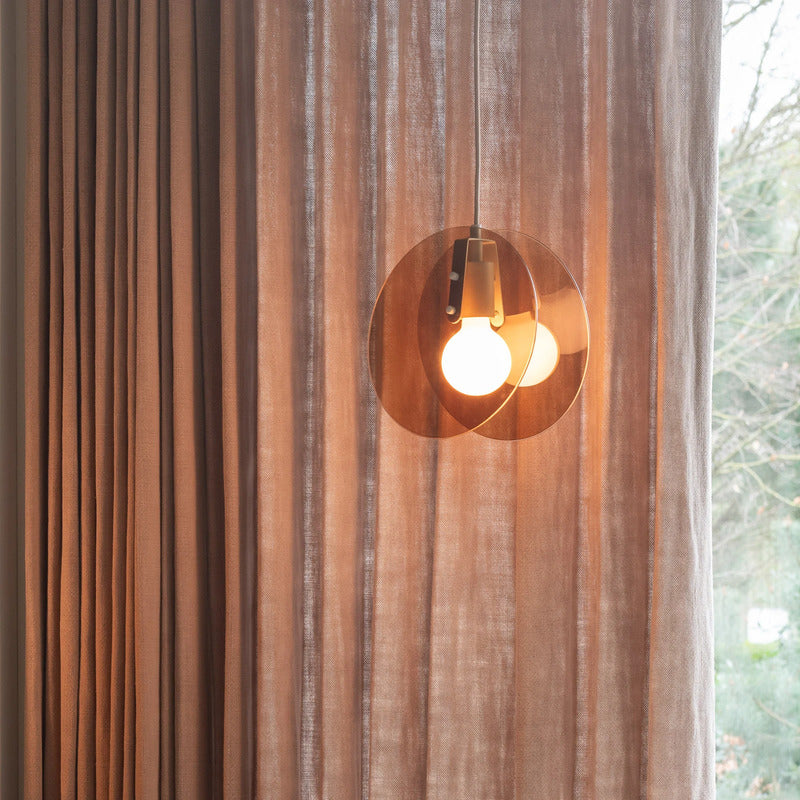 It's about RoMi Hängelampe Toledo LED Pendelleuchte Lampe bernstein Ø 25 cm - 8716248097703