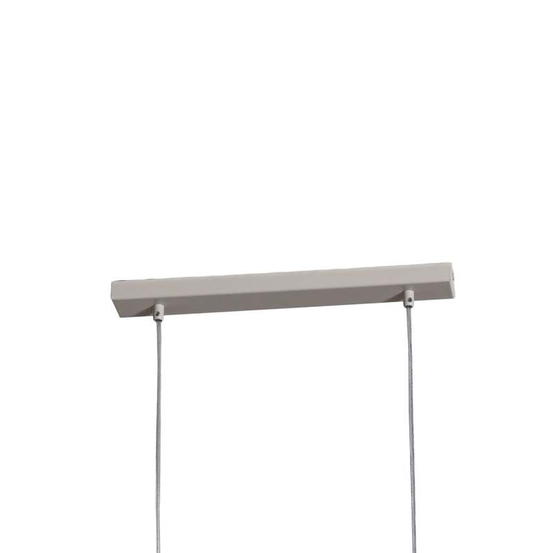 SIGMA Hängeleuchte Pendelleuchte Rif 2 Hängeleuchte taupe 2-flammig linear St901 - 5902846810643