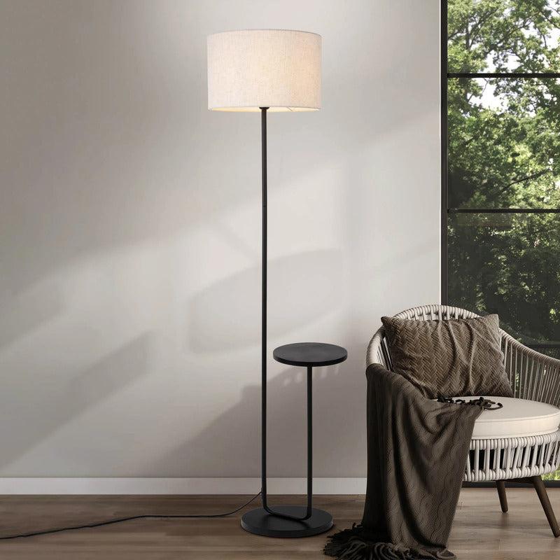 näve Stehleuchte Lampe Tischleuchte TORDIS E27 Metall schwarz 157cm Innen - 4003222892701