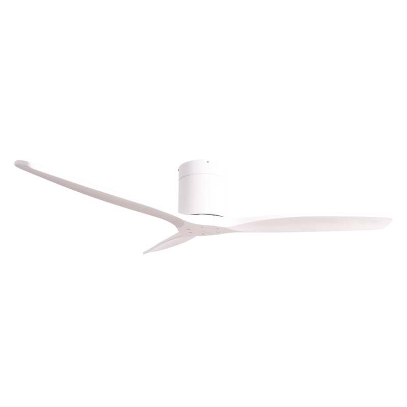 Lucande Deckenventilator Vindur weiß 132 cm leise mit Fernbedienung für 15 m² - 4251911779868