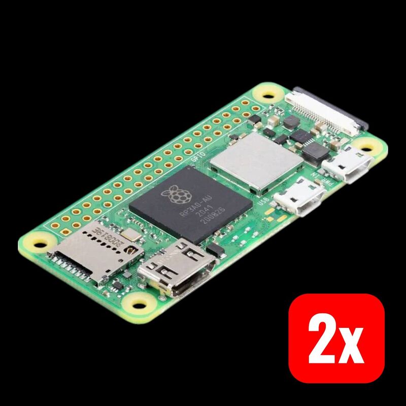 Raspberry Pi Zero 2 W 1GHz 512MB WLAN Mini-Computer für Projekte HDMI microSD - 5056561800004