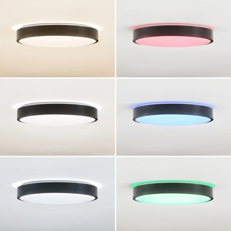 Lindby Deckenleuchte Lampe LED Smart Schwarz Tuya App Steuerung RGB CCT 38 cm - 4251911766882