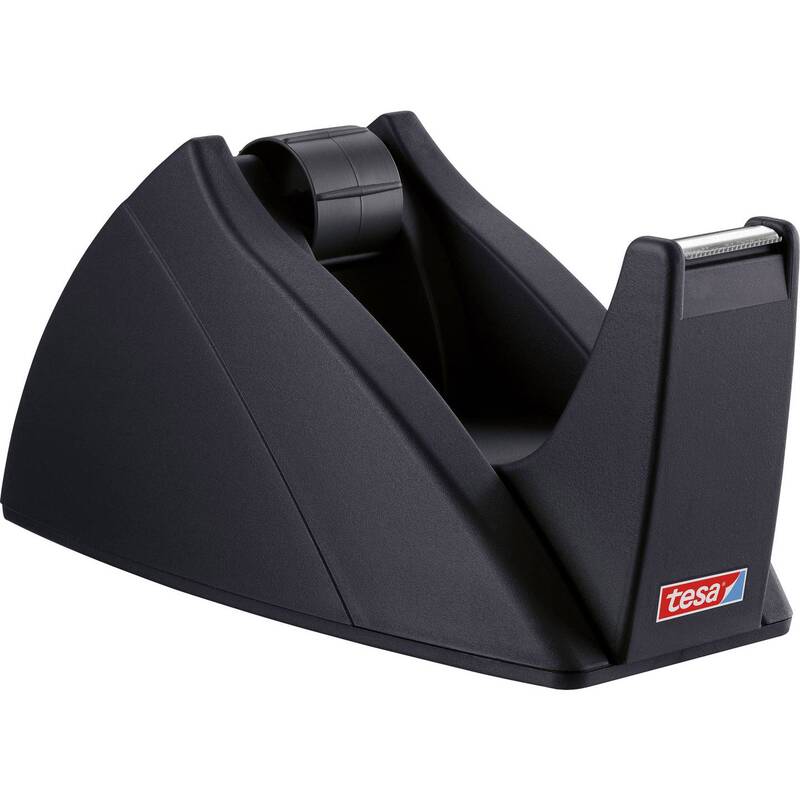 Tesa Klebeband-Abroller Abroller Easy Cut Schwarz Tischabroller Büro 19mm x 33m - 4042448363138