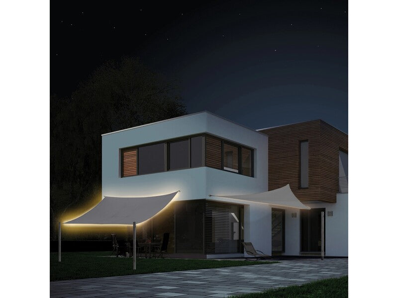 LED Sonnensegel Belvedere quadratisch grau UV 50+ Sonnenschutz 360x360cm Garten - 4007873251740