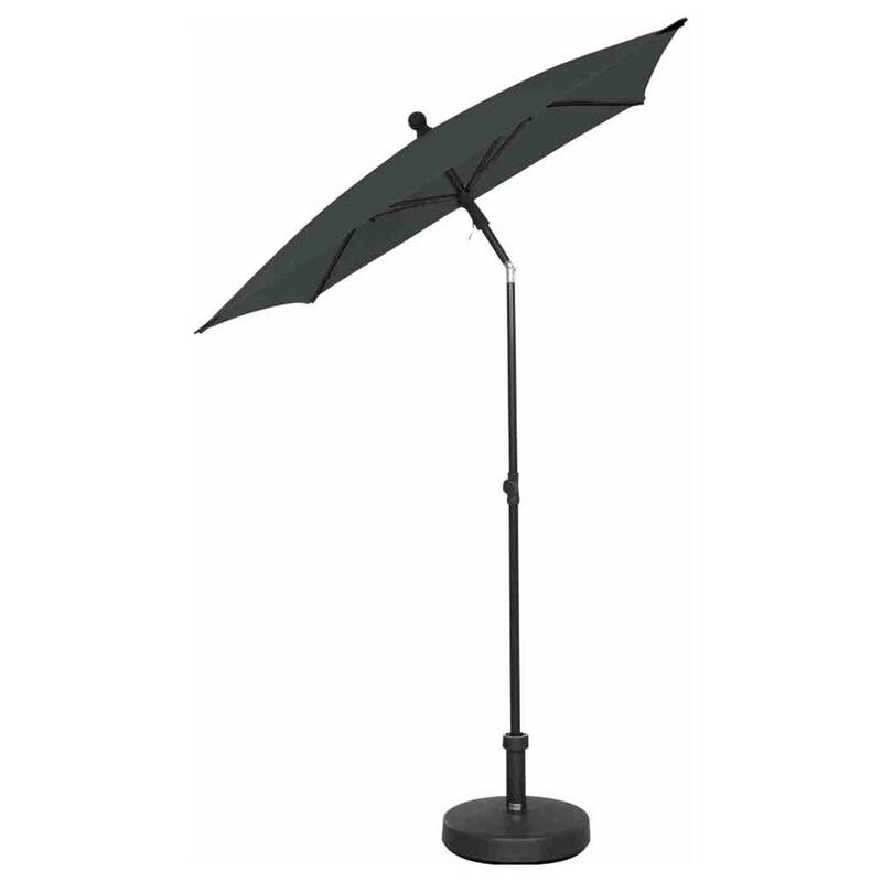 Siena Garden Gartenschirm Mittelstockschirm grau knickbar UPF 50+ 210x140cm - 4055938415743