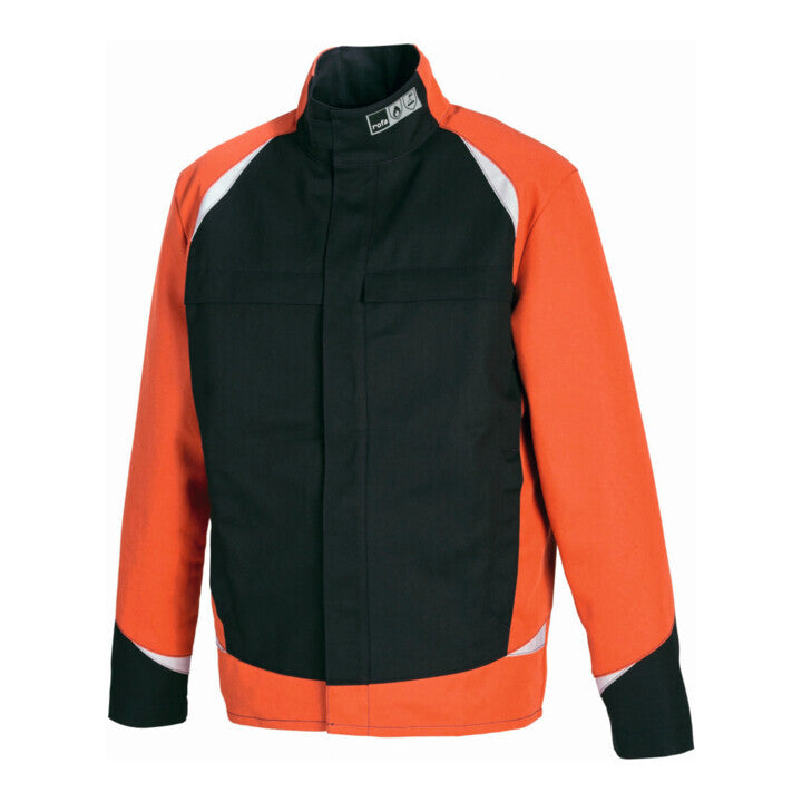 Rofa Schweißerschutzjacke Arbeitsjacke Schweißerjacke anthrazit rot Größe 48 - 4057121022141