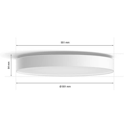 Philips Hue Enrave LED-Deckenleuchte Deckenlampe Lampe Leuchte mit Dimmschalter - 8718696176474
