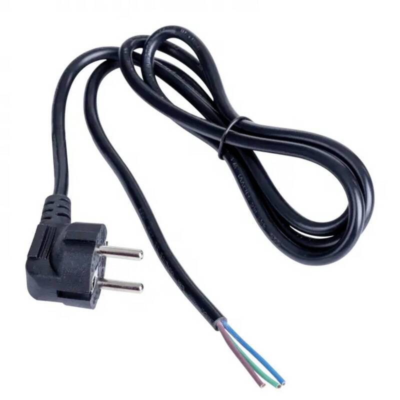 Akyga Stromkabel Anschlusskabel Netzkabel offene Kabelenden Schuko 1,5m 14 STÜCK - 5901720134097