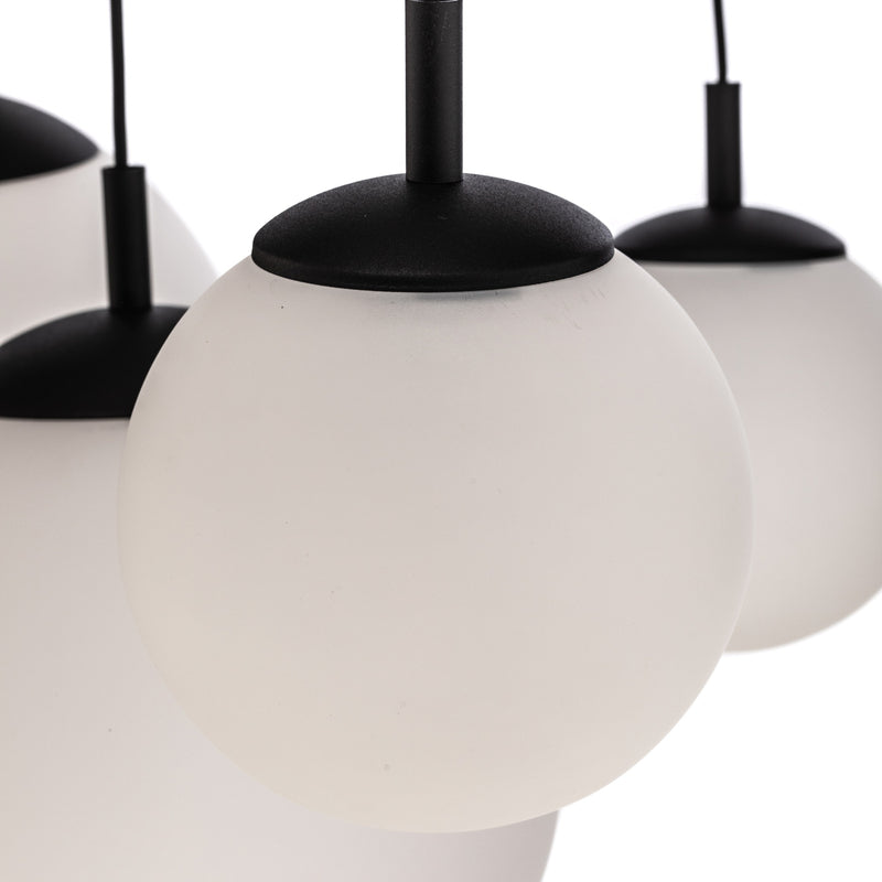 Hängeleuchte Esme Opalglas siebenflammig dezentral Deckenlampe SIEHE TEXT/FOTO - 5901780547943