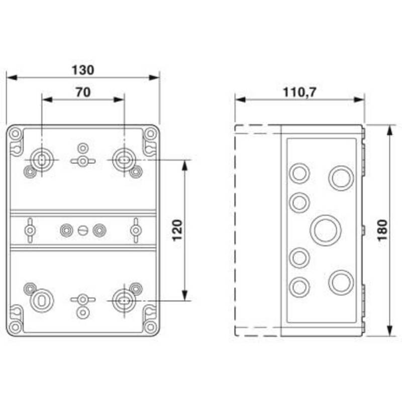 Phoenix Contact Generatoranschlusskasten 2404298 1MPPT 1000V IP44 130x180x111mm - 4055626396231