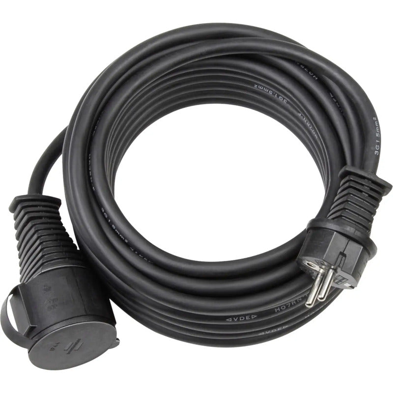 Brennenstuhl Strom Verlängerungskabel 10m H07RN-F 3G 2,5mm² IP44 schwarz robust - 4007123019724
