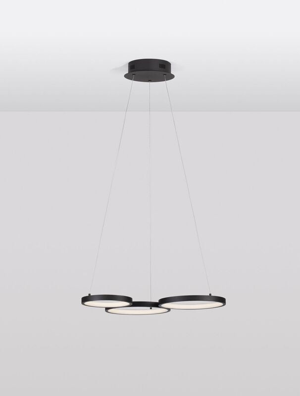 Nova Luce Pendelleuchte Hängeleuchte LED Magnus Schwarz Dimmbar Lampe SIEHE TEXT - 5212017433169
