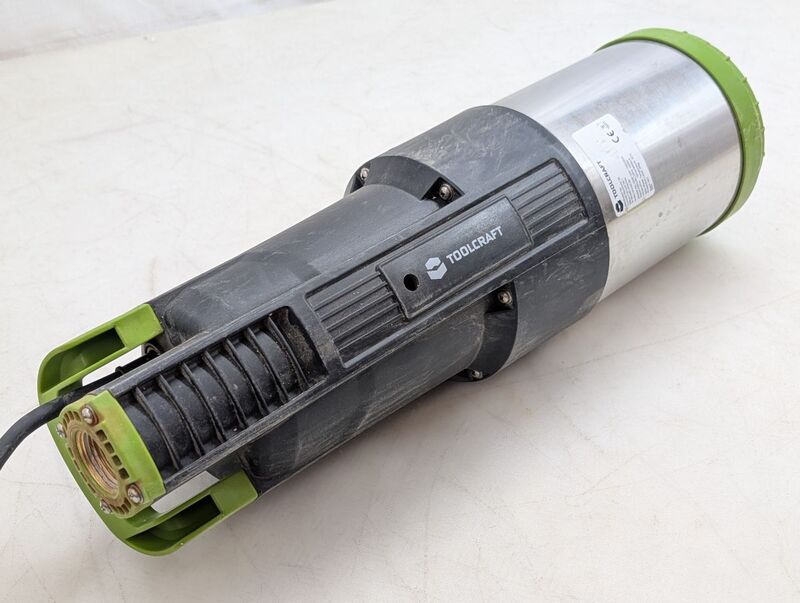 Toolcraft Tauchdruck-Pumpe 6000l/h 47m 1100W IPX8 Überlastungsschutz robust - 4064161478012