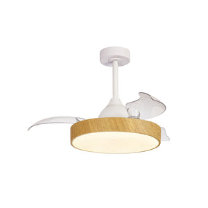 B-Ware Mantra Iluminación Deckenventilator Alaska Mini LED Ventilator Holz Ø91cm CCT