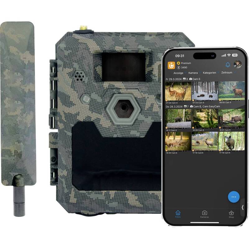 ICU Wildkamera Cam6 Camouflage 1920x1440 Pixel 40m Blitzreichweite 16GB SD Karte - 9120076881202