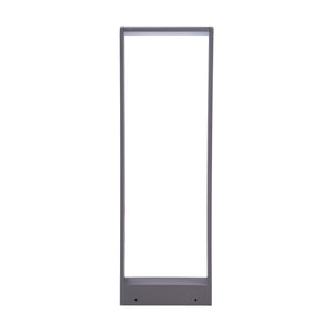 B-Ware Lindby Wegeleuchte Wegelampe LED Aluminium dunkelgrau Luitgard Außenlampe 60cm