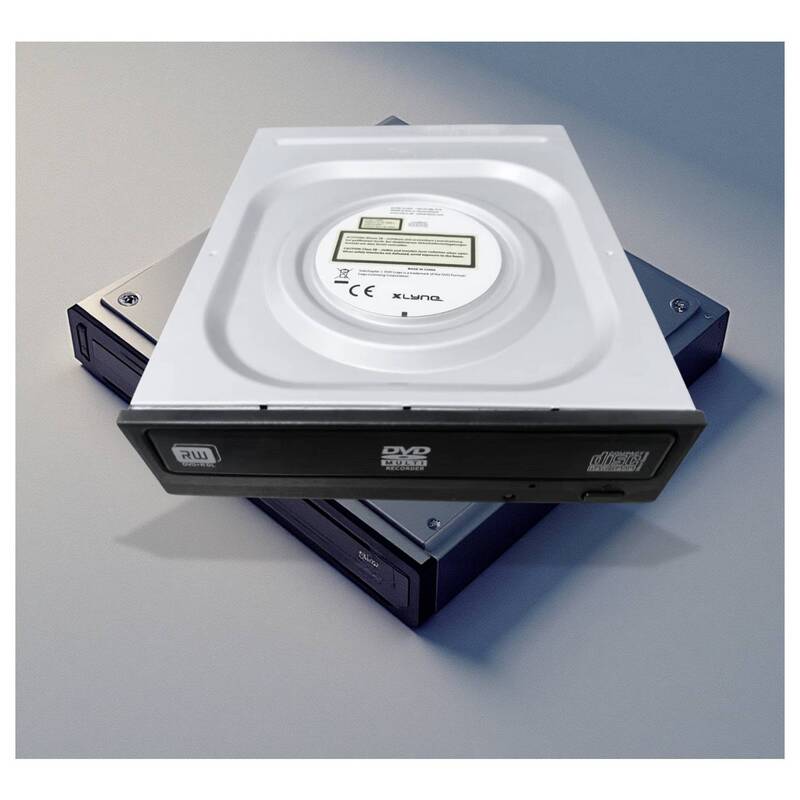 Xlyne DVD-Laufwerk Intern SATA III Schwarz Silber Bulk Laufwerk PC 148x42x173mm - 4260449578874