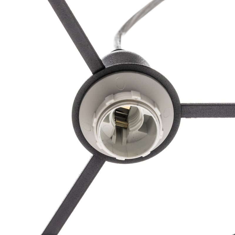 Hängeleuchte Tornado LED Pendelleuchte dimmbar 3-flammig schwarz 95x26cm - 5905563001868