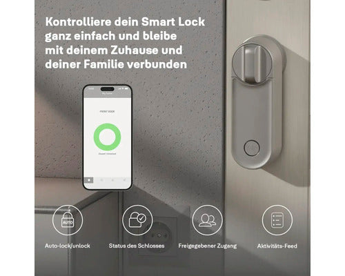 Yale Linus 2 Türschloss Smartlock Türschloss silber matt Metall BB DEFEKTWARE - 5052847131343