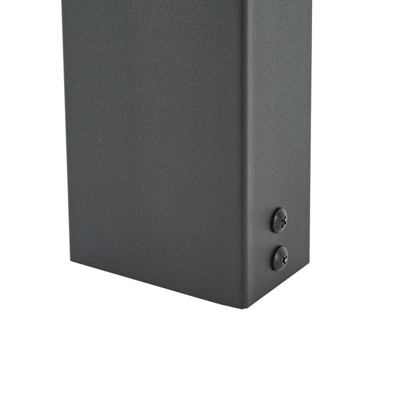 Prios Wegeleuchte Gartenlampe LED Solarleuchte Sensor Tarlson schwarz 78,5 cm - 4255830907395