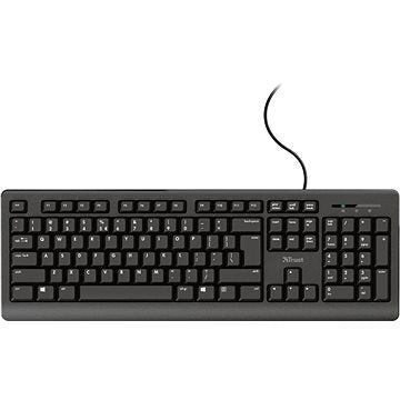 Trust Taro Tastatur PC Tastatur Keyboard Kabelgebunden spritzwassergeschützt - 8713439240924