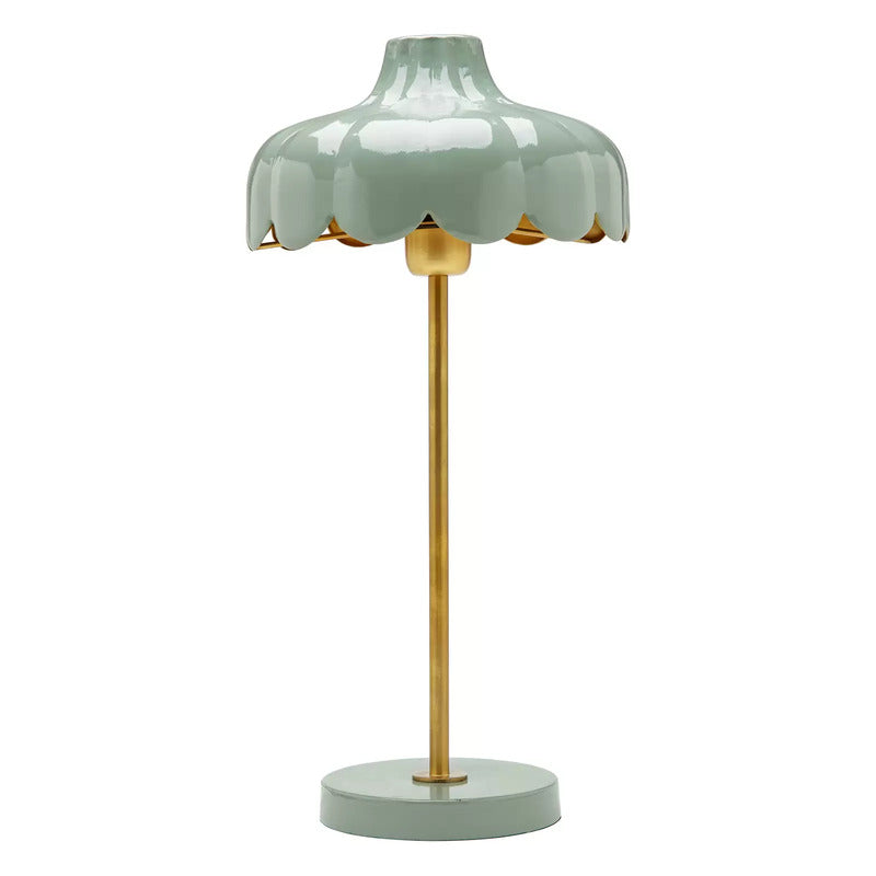 PR Home Wells Tischleuchte aus Metall grün/gold Tischlampe Lampe Leuchte Licht - 7330976080151