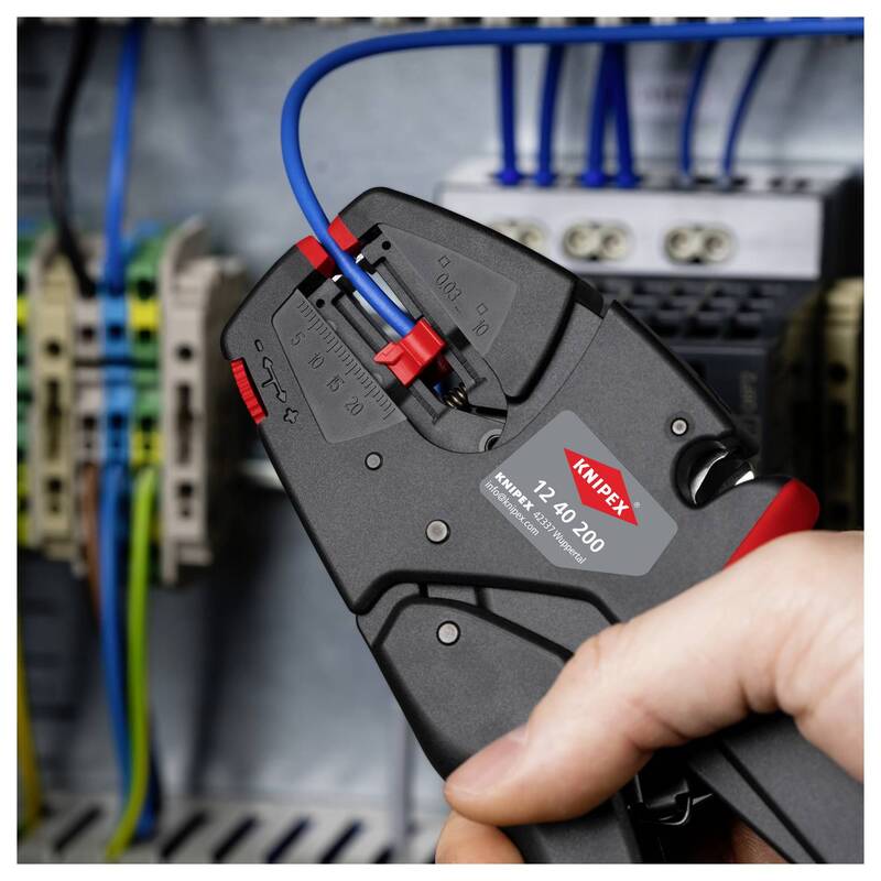 Knipex 12 40 Automatische Abisolierzange 0,03-10 mm² für Elektroarbeiten - 4003773040262
