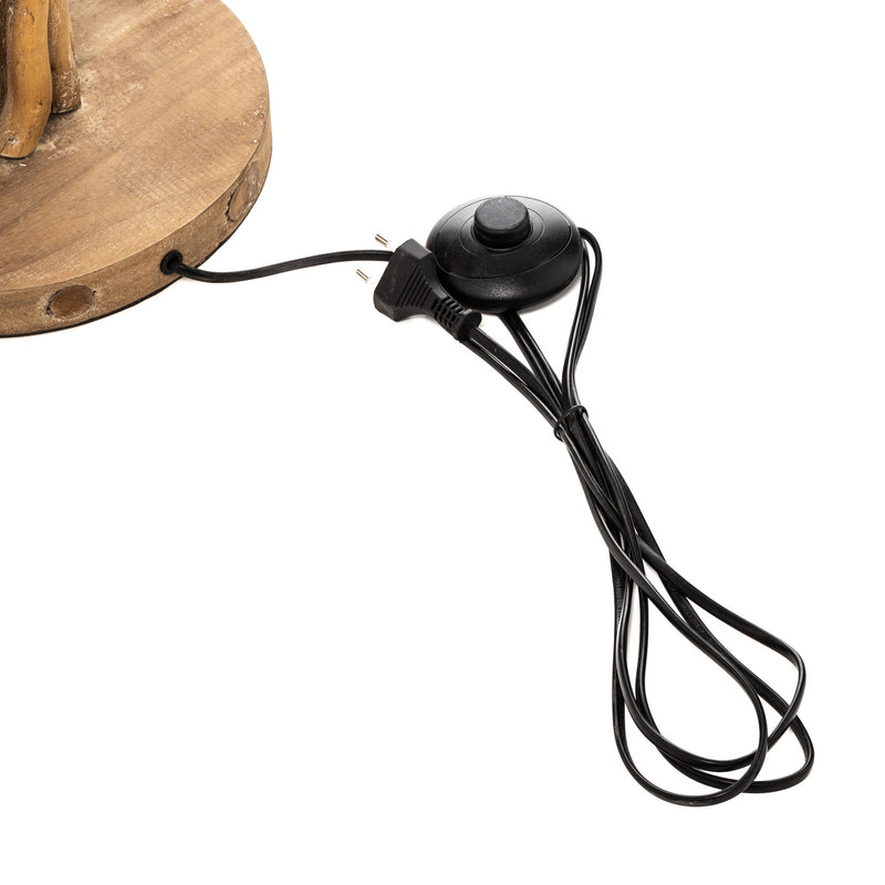 Euluna Stehleuchte Agar Stehlampe Lampe Leuchte E27 Stoff Holz SIEHE TEXT/FOTO - 8030626533189