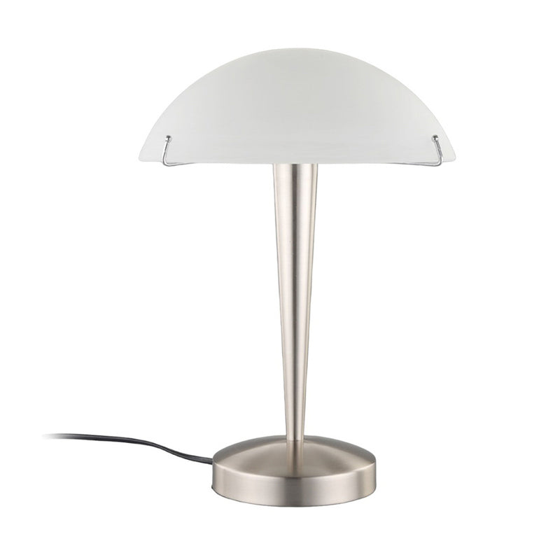 Lindby Tischlampe Viola mit Touchschalter nickel matt Schreibtischleuchte E14 - 4251096516838