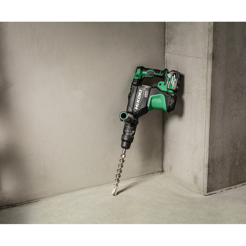 HiKOKI Akku-Bohr- und Meißelhammer DH3640DA 36V SDS-max 9J Koffer 2 Akkus Lader - 4966376407996